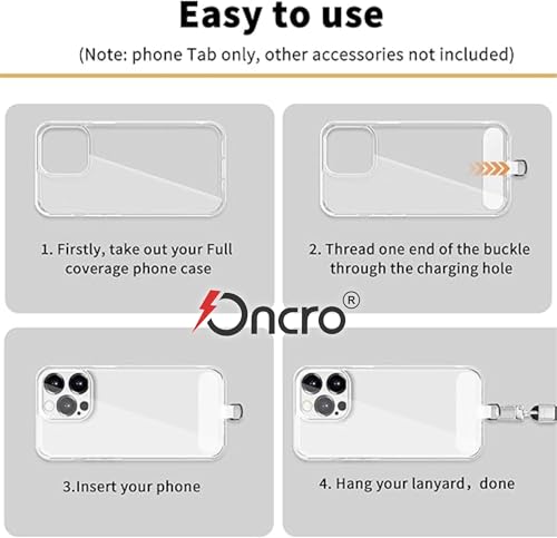 Image of Black White Blue Smiley Pack of 2 pc Phone Tether Tab pad Universal Lanyard Patch Without Adhesive Anti-Lost Attachment Hanging Metal Ring for Smartphone Mobile Wrist charm (White Patch)