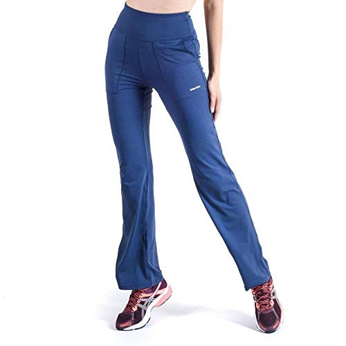Calça Flare Barcelona Cor:Azul Escuro;Tamanho:P;Gênero:Mulher