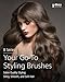 Ibiza Hair Boar Bristle Round Brush (B5-80mm) | Blonde Bristles & Cork Handle | Ideal for Color Treated Tresses | Soft Curls, Big Volume & Large Sections | Adds Shine for Long Styles