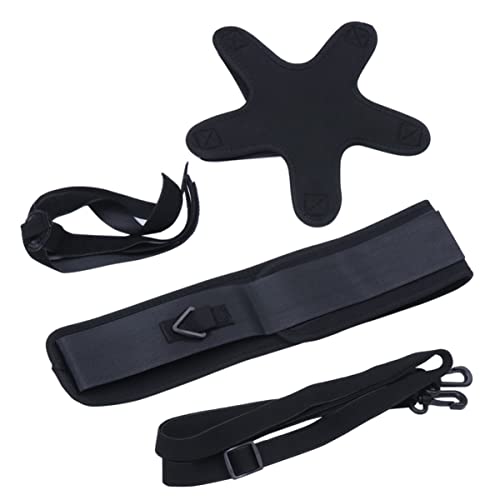 Besportble Free Soccer Training Kick Juggle Football Cages Skill Kicking Aid Throw Bags Auxiliary Youth Hands Skills Control Waist Belt Trainer Hands- Black Equipment Volleyball Rebounder #TOP29