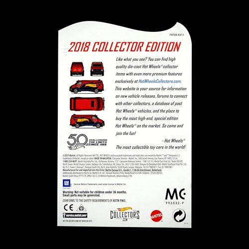 Image of Hot Wheels Collector Edition | Premium Die-Cast Metal Car for Kids & Collectors | Rare One-Time Release Model for Boys | No Restock Limited Edition (Custom GMC Panel Van (2018))