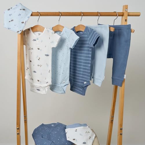 Image of Gerber Baby 9-piece Baby Gift Set for Newborn Boys & Girls - Premium Cotton Baby Essentials Layette Set