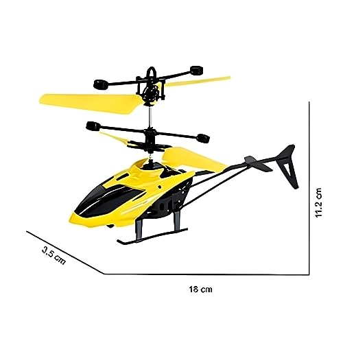 Image of 360 Exceed Helicopter Remote Control and Hand Sensor Charging Helicopter Toys with 3D Light Toys for Boys Kids (Multicolor)