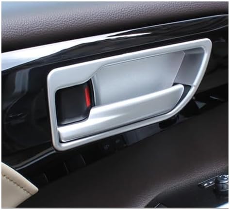 Car Accessories Compatible with Toyota Compatible with Highlander XU70 2020-2024 Car Interior Door Handle Bowl Cover Trim Decorative Sticker Decoration(Silver)