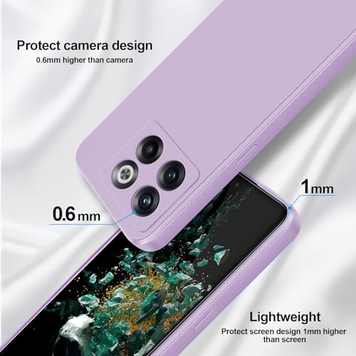 GiiYoon Case Compatible with OnePlus 10T, Silky-Soft Touch Full-Body Protective Phone Silicone Case - Image 3