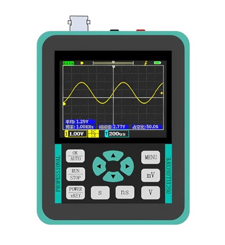 Oscilloscope 120MHz portable ZEEWEII DSO1511G pour analyser et générer des signaux