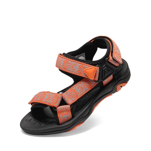 Image of DREAM PAIRS Boys Girls Sandals Kids Adventurous Light-Weight Adjustable Straps Summer Water Shoes (Toddler /Little Kid /Big Kid)