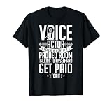 Voice Actor Voice-over Actress Acting Talent Voiceover T-Shirt