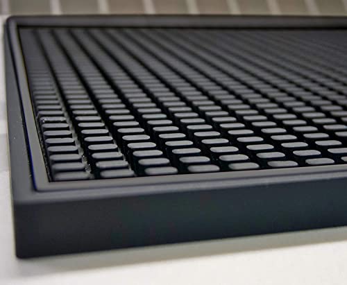 Highball & Chaser Premium Bar Service Mat, 45cm x 30cm x 1cm Thick, Durable and Stylish for Spills Restaurants - Image 2