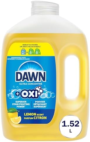 Dawn Ultra Refill Jug Dish Soap Lemon Oxi, 1.52L