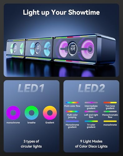 Karaoke Maschine für Erwachsene Kinder mit 2 drahtlose Mikrofone, tragbare Bluetooth Singen PA-Lautsprechersystem mit LED-Leuchten für Home Party,Hochzeit,Kirche,Geburtstag Geschenke (K318)