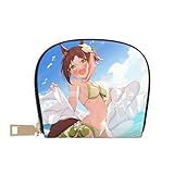 財布 ウマ娘 ファインモーション 小銭入れ コインケース PUレザー 半円型 多機能 大容量 ミニポーチ ミニ財布 シェルポーチ カードケース カード入れ 小物収納 人気 個性 おしゃれ 持ちやすいビジネス/日常使い 贈り物に最適