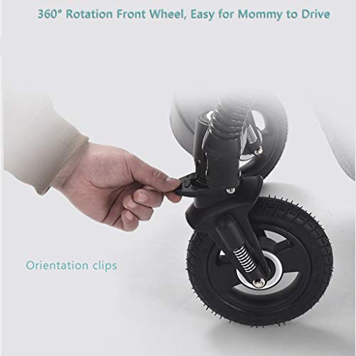 Kinderwagen Kinderwagen Carriage Wandelwagen Peuter Wandelwagen 3 In 1, Pasgeboren Wandelwagen Kinderwagen Hoog… - Afbeelding 8