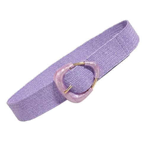 Straw Boho Belt Women Stretchy Belts Straw Woven Elastic Belt Ladies Waist Belt for Casual Wear and Beach Outfits3