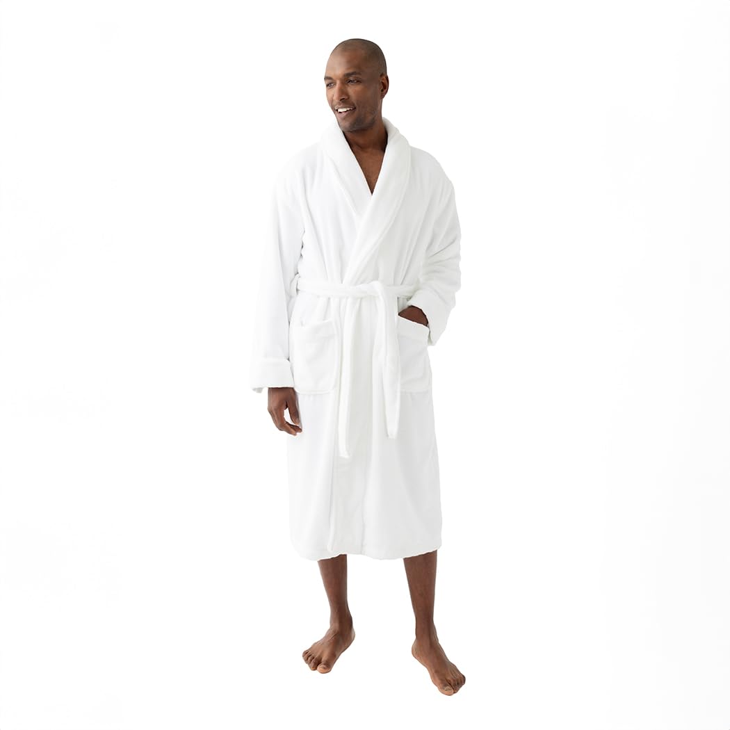 Cozy Earth Luxe Bath Robe - Luxury Robe for Women and Men 60 Cotton 40 Viscose from Bamboo