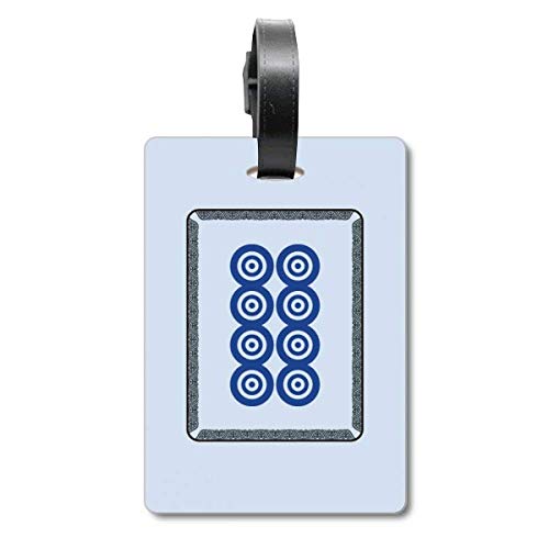 Sac Étiquette Bagage Mahjong pour ne plus jamais perdre votre valise