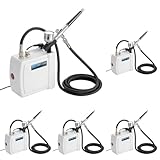 高儀(Takagi) ミニホビーコンプレッサーセット EARTH MAN HCP-100【エアブラシがすぐに使えるセット】 コンプレッサー エアブラシ ガンプラ エアコンプレッサー エアブラシコンプレッサー エアーブラシ 塗装ブース (× 5)