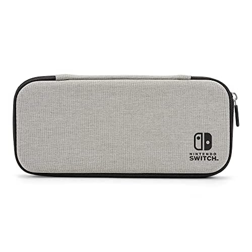PowerA Slim Case for Nintendo Switch or Nintendo Switch Lite - Grey, Protective Case, Gaming Case, Console Case, Accessories, Storage, Officially licensed (Nintendo Switch)