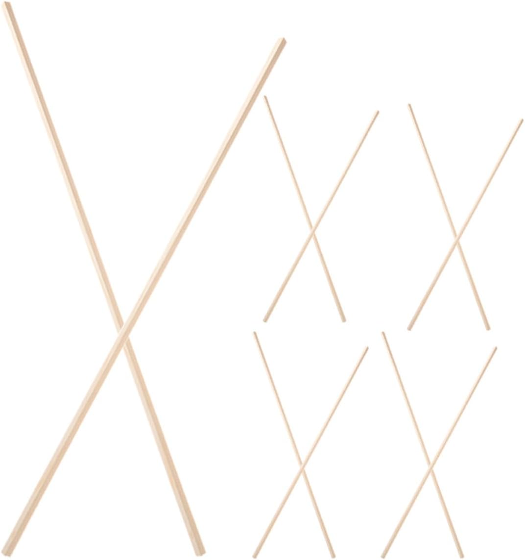 12pcs DIY Model Wood Trim Strip for Window Decorative Molding 8mm