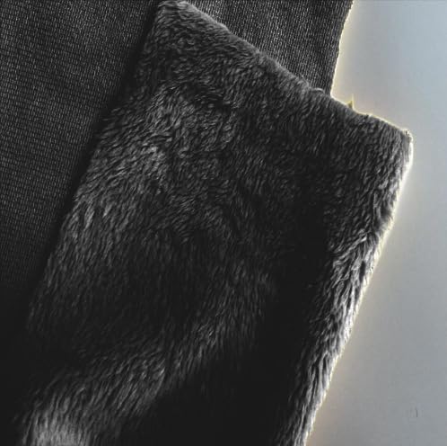 Image of Shaggy Faux Fur Fabric, Super Soft, 6 X 5 Feet (Black)