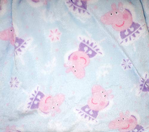 Peppa Pig girls Velvet Fleece Hooded Robe4