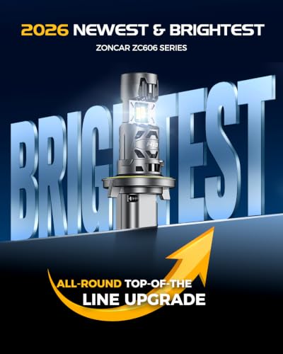 Image of 2026 Upgraded H13 /9008 LED Bulb, 90000LM 1500% Ultra-Bright Real 1:1 Mini Size, 6500K Cool White 9008 /H13 Light Bulbs, 3MIN Quick Install No Adapter Needed, Pack of 2