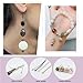 TOAOB 256pcs Head Pins for Jewelry Making Brass Ball Pins with Spacer Beads 50mm 4 Colors Headpins for Craft Earring Bracelet Necklace Pendant Supplies