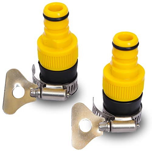 Image of VMTC Tap Connector Pair for 1 /2 inch Round Taps: Secure Connection, High-Pressure Resistant, Compatible with 1 /2-inch Pipes