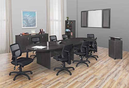 Regency Legacy Storage Buffet With Adjustable Shelves And Locking Doors, 72" X 24", Ash Grey #TOP1