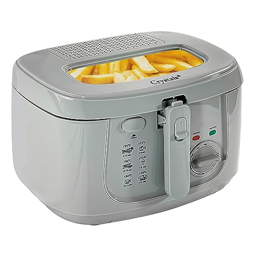 Crystals Electric Deep Fat Fryer 2.5L, Grey