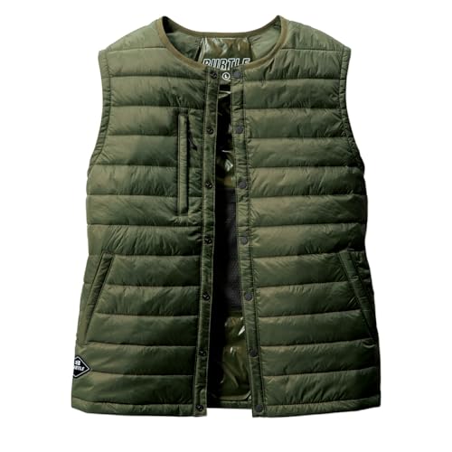 バートル ダウンベスト 3254 インナー 撥水 軽防寒 ウォッシャブル アウトドア ワーク メンズ レディース 冬 作業着 作業服 BURTLE プロユニステッカー付 61.アーミーカーキ XL