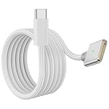 Yocxuda 140W USB-C to Magnetic 3 Cable Safe 6.6FT for M4/M3/M2 MacBook Air & Pro, Compatible with MacBook Air (13'/15' 2025-2022) and MacBook Pro (16'/14' 2024-2021) - White