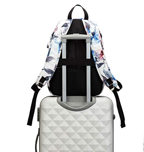 Kinmac Watercolor Pattern 15 inch Waterproof Laptop Travel Outdoor Backpack With USB Charging Port For 13 inch 14 inch and 15.6 inch Laptop - Thumbnail 3