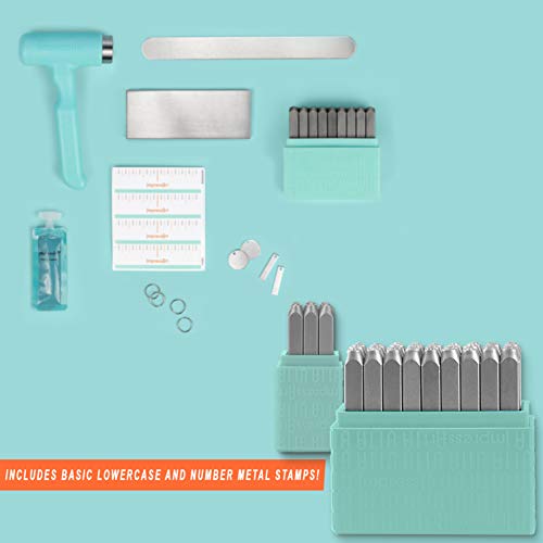 ImpressArt - Metal Stamping Kit, Includes All Essential Metal Stamping Tools for Jewelry Making and DIY Hand Stamping Custom Made Projects (Bridgette, Deluxe Kit) - Thumbnail 2