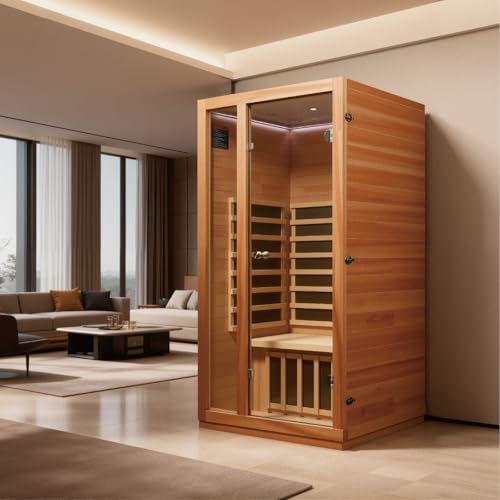 1 Person Far Infrared Sauna for Home