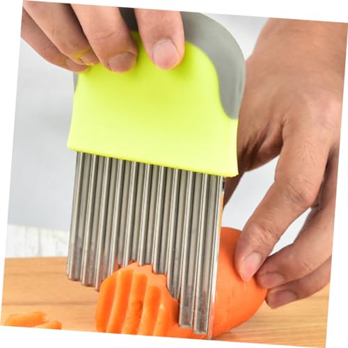 Cortador ondulado de acero inoxidable para vegetales miniatura 2