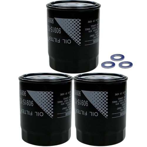 3PCS 90915-YZZD3 Oil Filter Fit for Toyota 4Runner FJ Cruiser Land Cruiser Sequoia Tacoma Tundra Replace 90915YZZD3