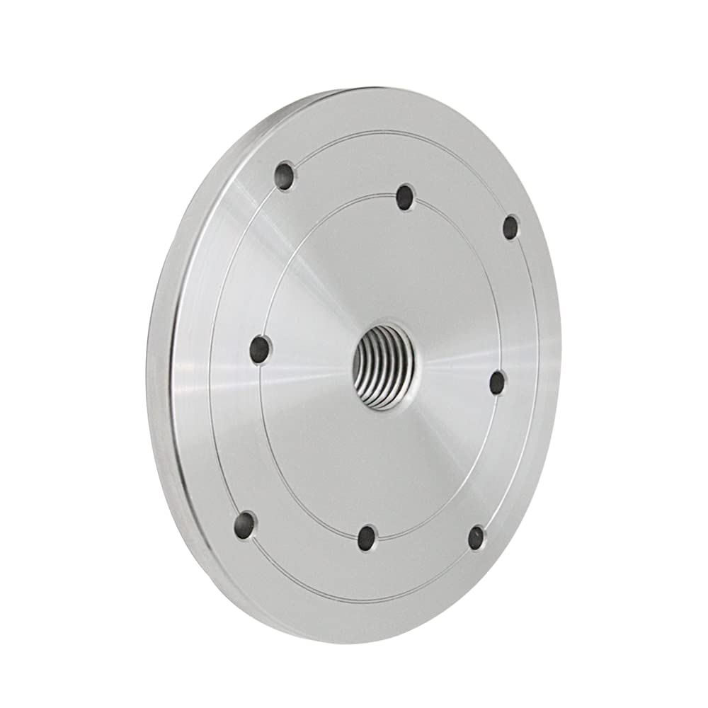 Lathe Chuck, 6" 150mm Flange Faceplate for Wood Lathe Chuck,Thread Woodworking Turning Tools Accessories Face Plate(150mm M33 X 3.5)