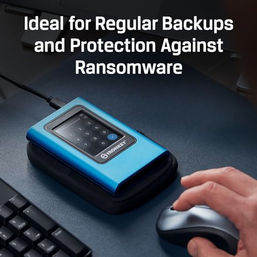 Kingston IronKey Vault Privacy 80 - External SSD - Certifié FIPS 197 avec chiffrement XTS-AES 256 bits - 250 Mo/s en lecture; 250 Mo/s en écriture - IKVP80ES/7680G