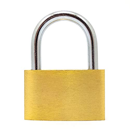 Image of Standard Shackle Brass Padlock 2 inch (50mm)