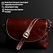 Time Resistance Leather Crossbody Bag for Women - Handbag, Shoulder Bag, Messenger Purse (Brown) - Gift Box Included