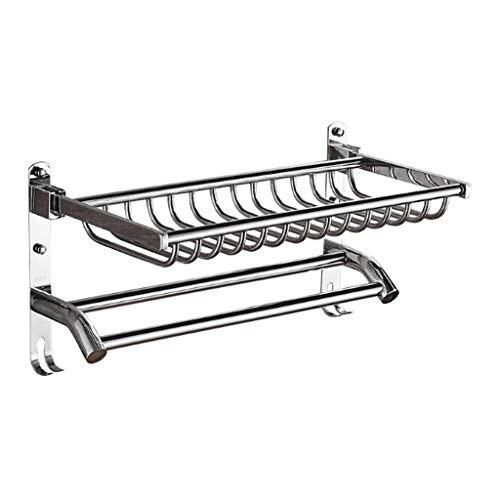 Porte-serviettes en acier inoxydable 304 pliant 60cm