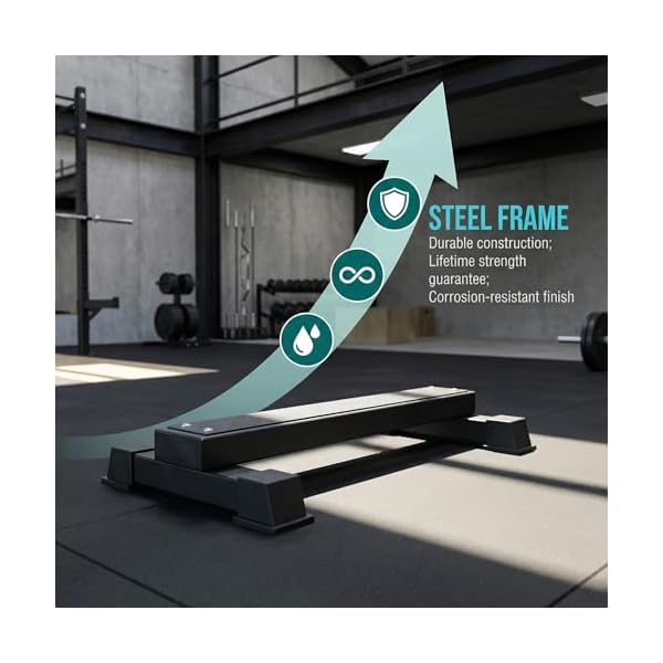 Steel Calf Raise Bar, Standing Calf Raise Platform Machine, Calf Raise Block Rack for Calf Stretching, Squat, Foot Stretch - Image 3