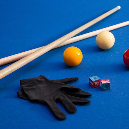 Aruicheng Billiards Glove 2 Pcs Three Finger Pool Glove Universal Cue Sports Gloves Breathable Elastic Billiard Glove for Women or Men Left and Right Hand