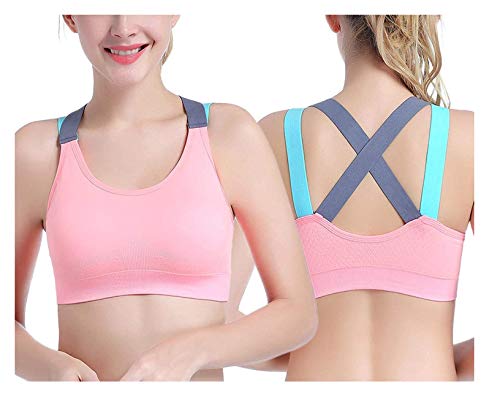 Image of Dilency Sales Racer Back Sports Bra for Women's /Girls (Gym,Yoga,Running,Workout) (Removable Pads) (30 to 34 Size)