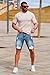 GINGTTO Men's Denim Shorts Fashion Jean Shorts for Men Blue 34