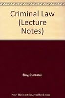 Criminal Law Lecture Notes 1874241600 Book Cover