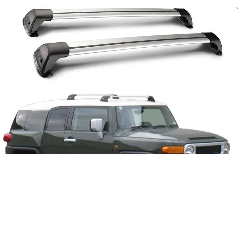Barres de toit haut de gamme en aluminium noir avec verrou pour SUV FJ Cruiser