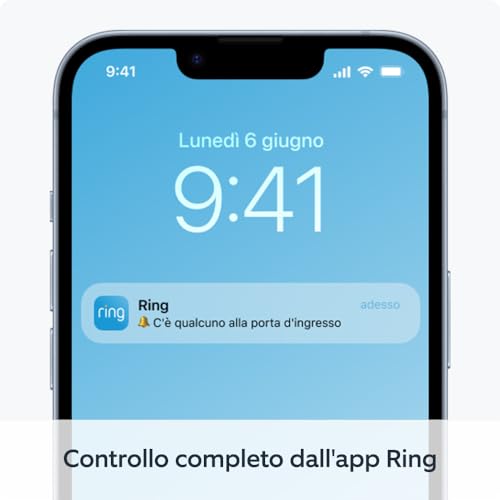 Nuovo Ring videocitofono a batteria (Battery Video Doorbell)+Chime | Visuale a figura intera | Installazione semplice fai-da-te (5 min.) | con batteria integrata I Ring Home: 30 gg. prova gratuita - Immagine 3