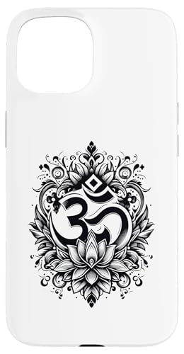 Om Symbol Namaste Aum Ohm qhD[ T ^g Kf[ X}zP[X iPhone 15 p